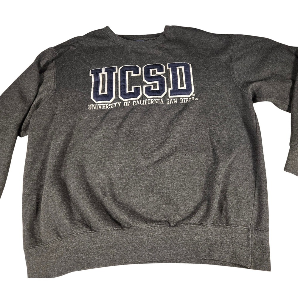 Blue 84 UCSD University of California San Diego‎ Sweatshirt Gray Mens Large L